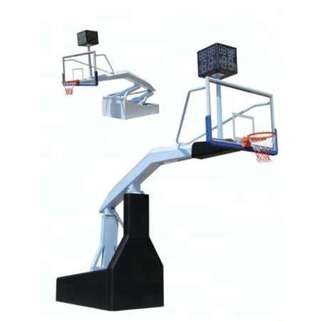 Indoor Training Basketball Hoop Hydraulic Basket Ball Portable Hoop