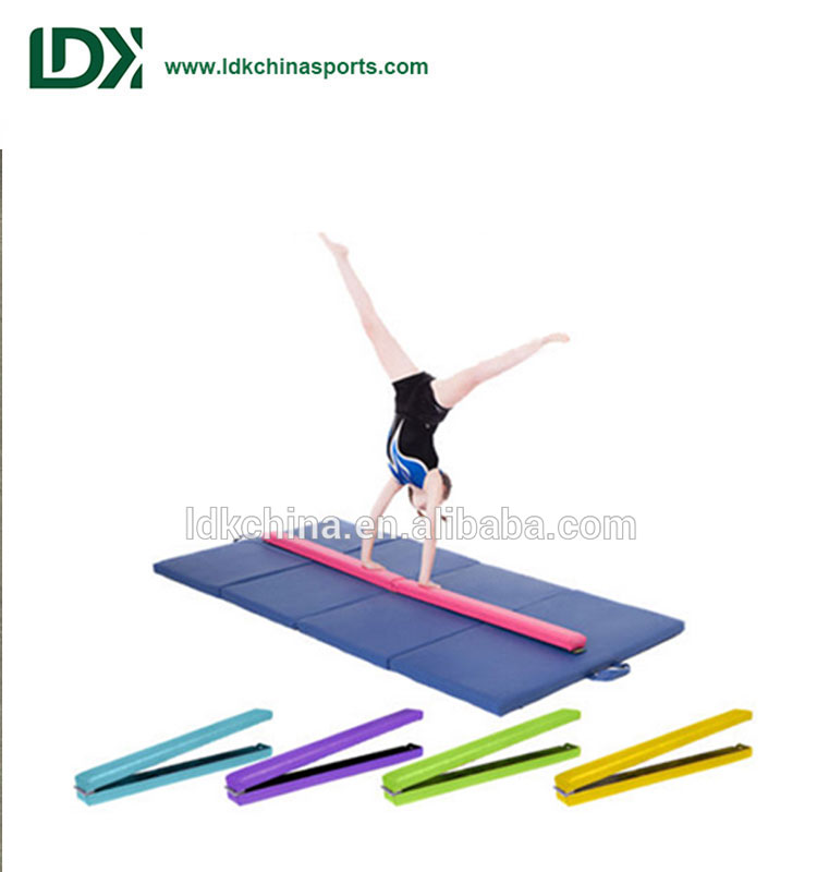 High grade custom folding gymnastics balance beam for kids