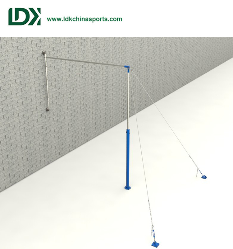 Adjustable cheap gymnastics equipment Wall mounted horizontal bar for sale