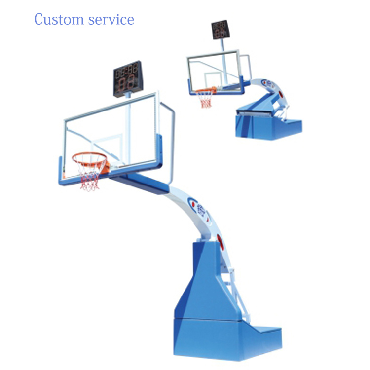 Indoor customiztable  Hydraulic Portable Basketball Hoop Competitions