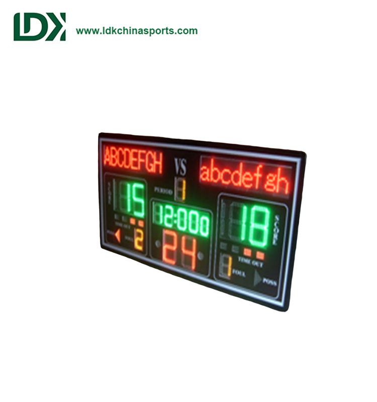 LED high visibility electronic basketball scoreboard