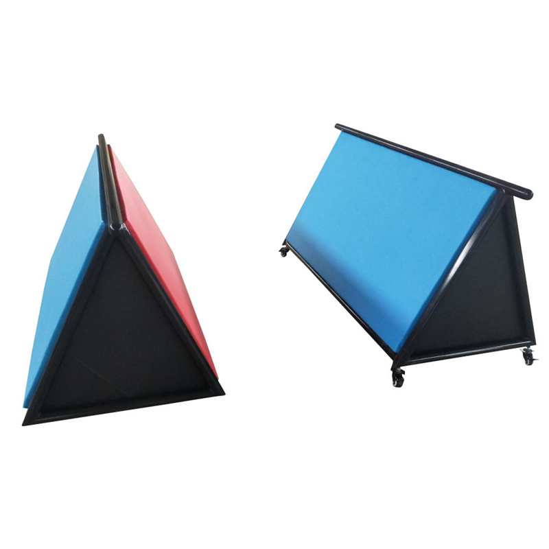 Free running tripod movable baffle gymnastic parkour equipment