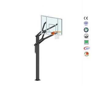 Height Adjustable Free Standing in-Ground Basketball Stand For Sale