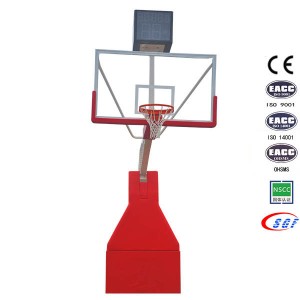 Basketball Equipment Set Electric Hydraulic Folding Basketball Stand
