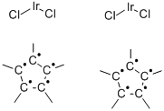 CAS:	12354-84-6 | (Pentamethylcyclopentadienyl)iridium(III) chloride dimer | C20H30Cl4Ir210*