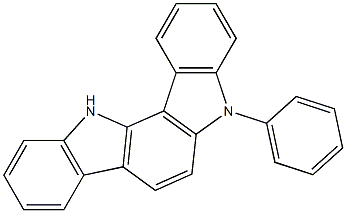 CAS:1247053-55-9 | 5-phenyl-5,12- dihydroindolo [3,2-a]carbazole | C24H16N2