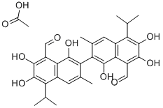 CAS:12542-36-8 | Gossypol-acetic acid | C32H34O10