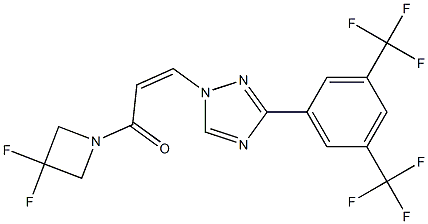 (Z)-3-(3-(3,5-bis(trifluoroMethyl)phenyl)-1H-1,2,4-triazol-1-yl)-1-(3,3-