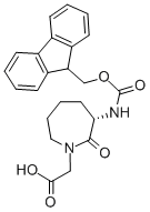 1H-Azepine-1-aceticacid,3-[[(9H-fluoren-9-ylmethoxy)carbonyl]amino]hexahydro-2-oxo-,(3S)-(9CI)