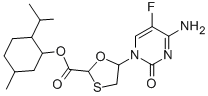 [1R-[1(2S*,5R*),2beta,5alpha]]-5-(4-Amino-5-fluoro-2-oxo-1(2H)-pyrimidinyl)-1,3-oxathiolane-2-carboxylic acid 5-methyl-2-(1-methylethyl)cyclohexyl ester Featured Image