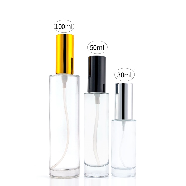 30ML 50ML 100ML Cylindrical Glass Bottle for Perfume