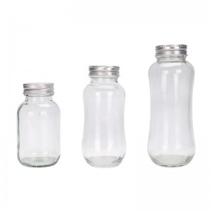 Wholesale 150ML 200ML 280ML Cute Glass Water Bottle Customized Bottle