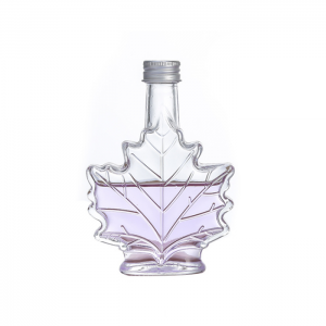 50ML 100ML Cute Small Glass Syrup Bottle for Wine Liquor