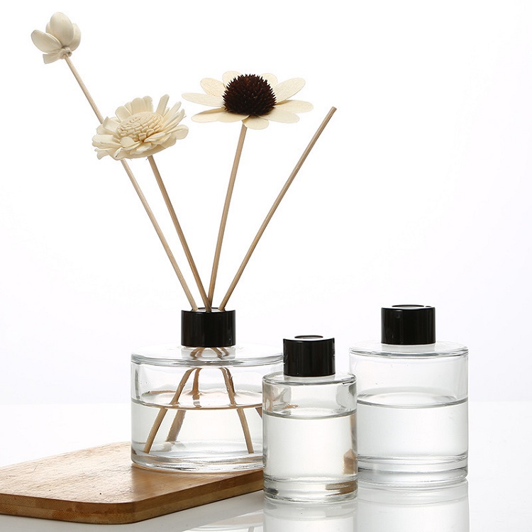50ML 100ML 150ML 200ML Classic Round Reed Glass Diffuser Bottle