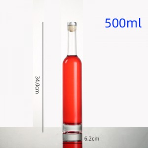 375ML 500ML 700ML Glass Wine Bottle With Cork