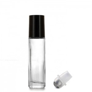 Hot Sale 5ML 10ML 15ML Transparent Glass Roller Bottle Perfume Essential Oil Roll On Cosmetic Packaging Container