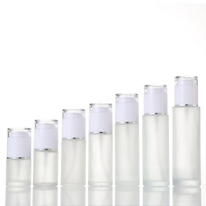Airless Pump Bottle Empty Travel Lotion Container for Liquid foundation, Lotion, Essential oil, Shampoo
