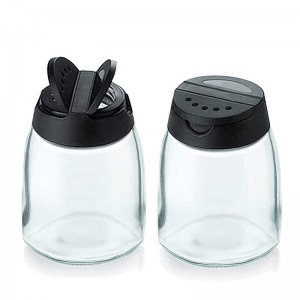 150ML Glass Bottles Spice Shakers Salt & Pepper Shaker Container