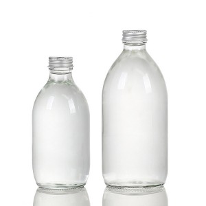 250ML 500ML Clear Frosted Glass Water Bottle Soda Bottle for Liquor