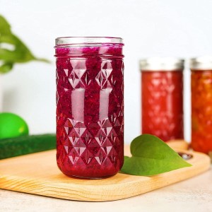 Wide Mouth Mason Jars with Lids for Jam, Honey, Wedding Favors, Shower Favors, Baby Foods