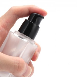 15ML 20ML 30ML Empty Refillable Frosted Glass Pump Bottle Liquid Foundation Container Dispenser Storage Vial Lotion Essence Emulsion