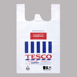 potlačená supermarketová taška