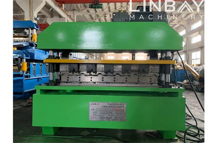 LINBAY-Export Corrugated Roof Panel Roll Forming Machine to Indonesia