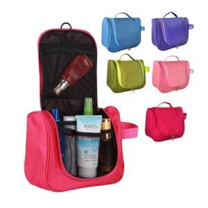 Custom Hanging Travel Cosmetics Makeup Wash Bath Organizer Storage Bag