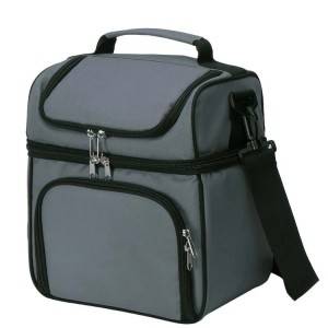 Custom 600d Double Insulated Thermal Cool Carry Food Cooler Bag