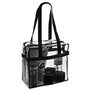 Excellent quality Small School Bag - Ladies Fashion Transparent Handbags, Designer Pvc Clear Tote Bags – Lingke