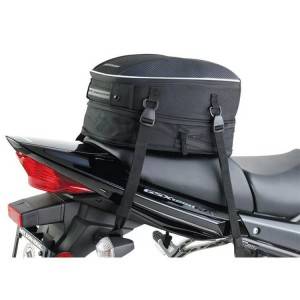 Customized Black Motorcycle Tail Bag, Travel Sport Motorcycle Saddle Bags