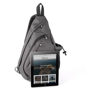 Sport Travel Shoulder Sling Bag Backpack, Multipurpose Daypack Book Bag for Men & Women, Triangle Messenger Bag