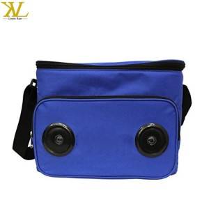 Outdoor Insulated Cooler Bag With Speaker, Bluetooth Mp3 Speaker Cooler Picnic Lunch Bag