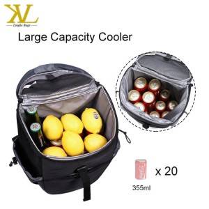 Insulated Cooler Backpack Leakproof Soft Cooler for Lunch, Picnic, Hiking, Beach, Park
