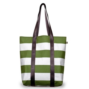 Swarte Stripes Tall Female Beach Bag, Fashion Female Beach Tote Bag