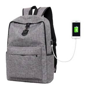 Custom Chinese Outdoor Travel School Bag Backpack With USB Charger