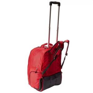 2019 Travel men ladies laptop trolley bag, customized wheel backpack