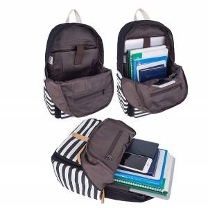 Casual Travel Laptop Shoulder Computer Bag, Canvas Laptop School Backpacks Used