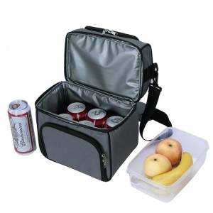 Custom 600d Double Insulated Thermal Cool Carry Food Cooler Bag