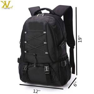 OEM/ODM Supplier China Waterproof Black Sport Foldable Nylon Drawstring Bag Backpack