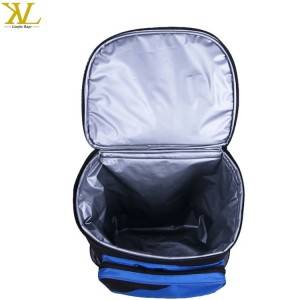 Wheeled insulated picnic cooler bag