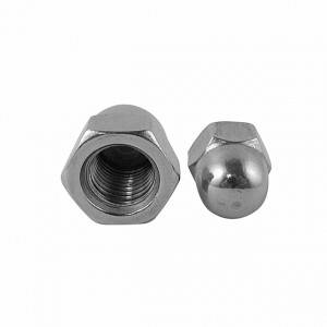 Fixed Competitive Price supply DIN 1587 hexagon domed cap brass nuts M4 M5 M6 M8 M10 M12