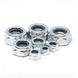 Factory source Customized Stainless Steel Nylon Hex Fingerboard Lock Nut