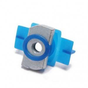 High quality Nut with plastic wing butterfly wing nut of solar fastener