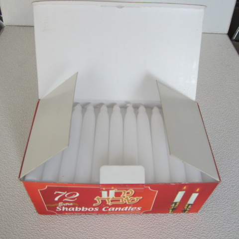 Shabbos white candle wholesale in France Featured Image