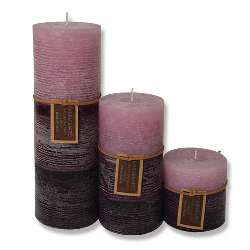 Multi-Colored decorative pillar candles Featured Image