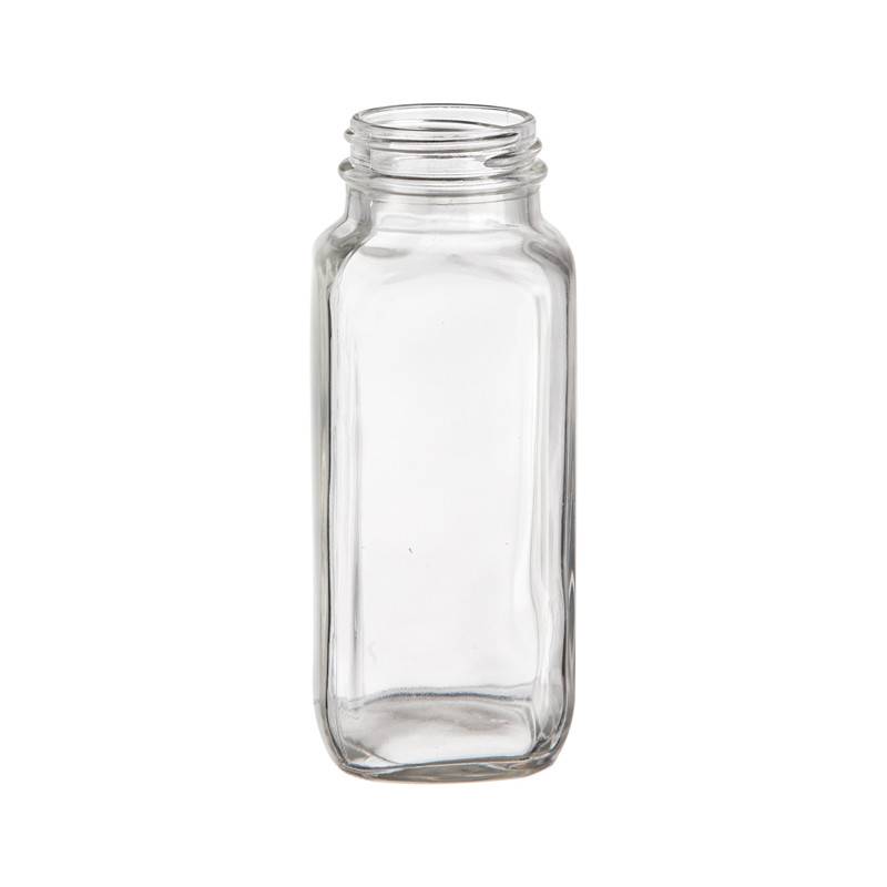 8oz french square bottle