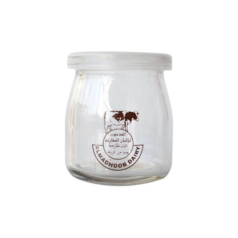 Wide Mouth Glass Pudding Jar With Plastic Lid Featured Image