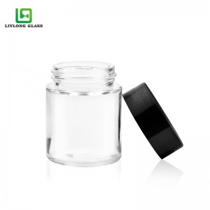 2oz child proof jar with child resistant lid