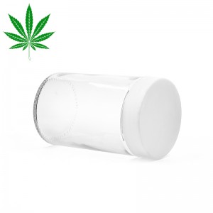 16oz marijuana glass jar with child proof lid